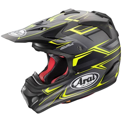 The street/sports touring crash helmet from arai. Arai NEW 2017 Mx VX-Pro4 Sly Black FLO Yellow Motocross ...