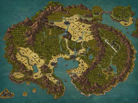Inkarnate Islands I Made This Map Based On The Descriptions And Story