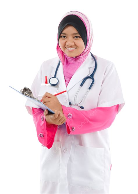Muslim Asian Medical Student One Adult Study Youth Png Transparent
