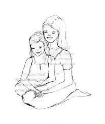 mother and daughter drawings - Google Search | Mother and daughter