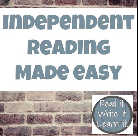 Pin By Read It Write It Learn It On Independent Reading Made Easy