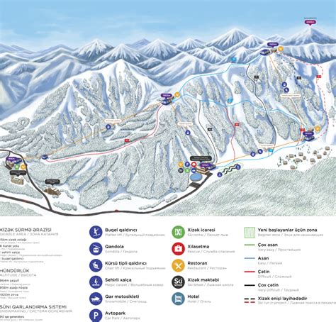 SLOPE MAP - Tufandag Mountain Resort | Map, Ski resort, Mountain resort