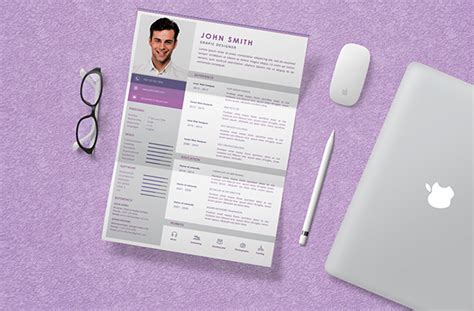 Download Cvresume Template And Mock Up Psd By Zubayer Epicpxls