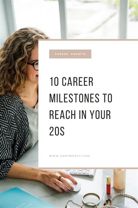 10 Career Milestones To Reach In Your 20s - GenTwenty | Career growth, Career, Career advice