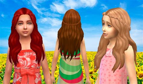 Sims 4 Hairs ~ Mystufforigin Sensitive Hair For Girls