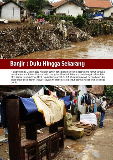 Foto Dan Cerita Dari Hulu Sungai Citarum Sekilas Sejarah Banjir D