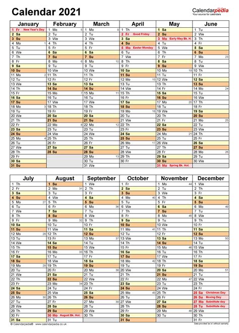 Within this calendar, a standard year consists of 365 days with a leap day being introduced to the month of february during a leap year. Calendar 2021 Free Printable 6 Months | Printable Calendar 2021