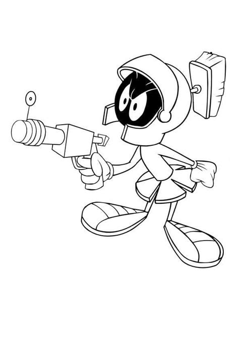 Marvin the Martian Coloring Pages - Free Printable Coloring Pages for Kids