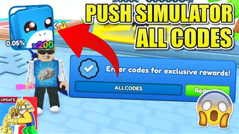 All Working Codes In Push Simulator Roblox Youtube