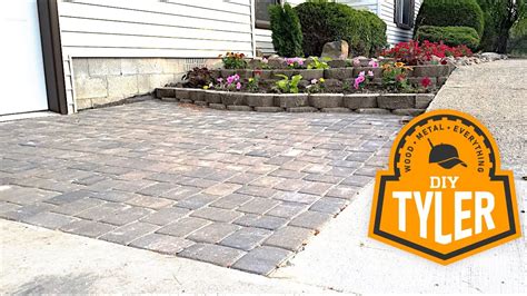 How To Lay A Paver Patio Like A Pro Youtube