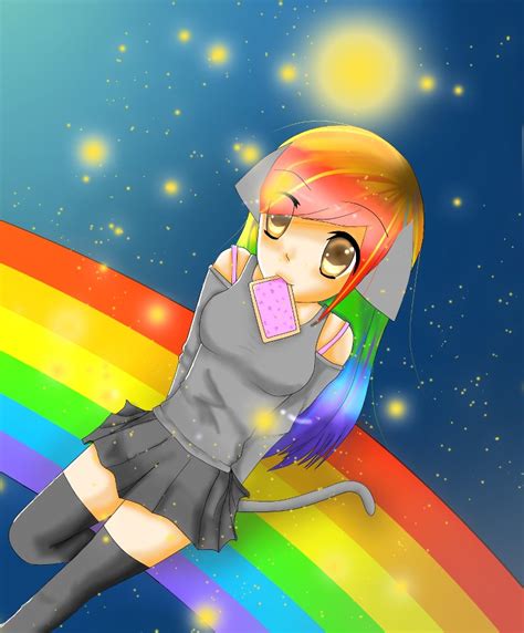 Nyan Cat Girl ~chobits~♥ Minecraft Skin