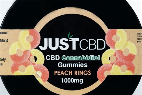 Just Cbd Gummies Peach Rings 1000mg