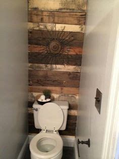 Handyman help you find the perfect location and wood type for your accent wall. Pallet Accent Wall in Water Closet - cut up about 7 ...