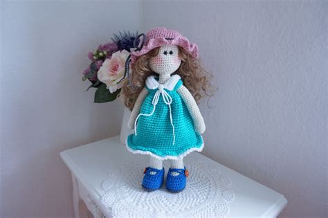 Tilda Doll Dress Crochet Pattern Large Doll Outfit