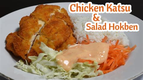 Resep Chicken Katsu Dan Salad Hokben Untuk Bekal Anak Youtube