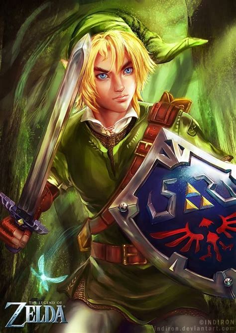 Zelda Link And Fairy Legend Of Zelda Link Fan Art