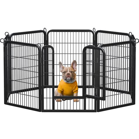 Yaheetech Dog Playpen Outdoor 8 Panels 32 Pet Fence Puppy Pen For