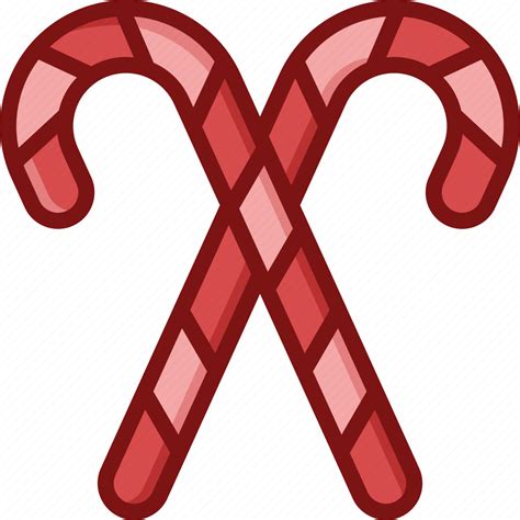 Candy Cane Christmas Sweet Dessert Food Sugar Icon Download On Iconfinder