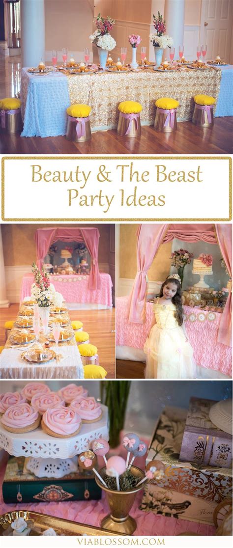 Beauty And The Beast Party Ideas Via Blossom Beauty And The Beast