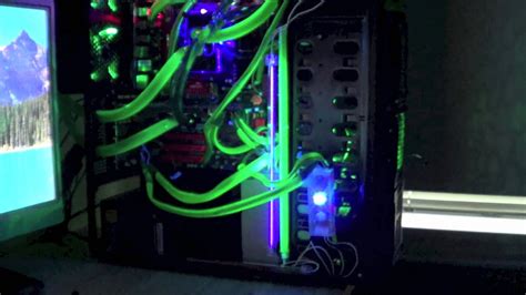 Liquid Cooled Pc With Cold Cathodes Youtube