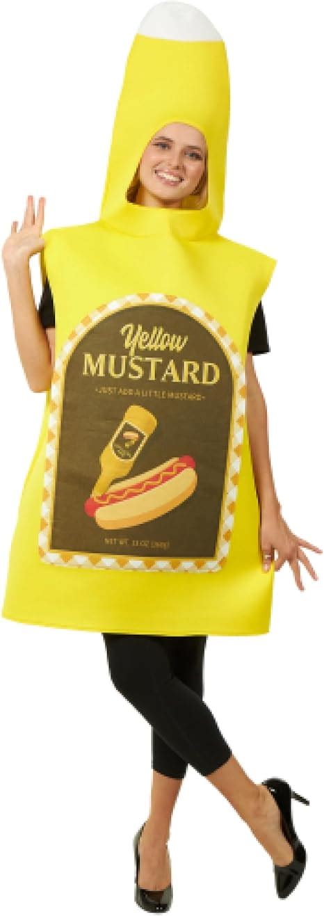Single Condiment Food Costume Slip On Halloween Costume For Women And Men One Size Fits All