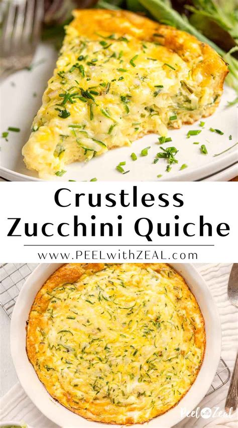 Zucchini Crustless Quiche A Rich And Creamy Zucchini Quiche Recipe With
