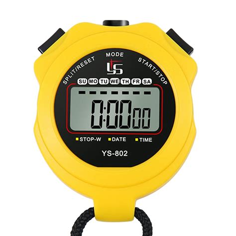 Buy Mostrust Digital Sports Stopwatch Timer Single Lap Split Memory