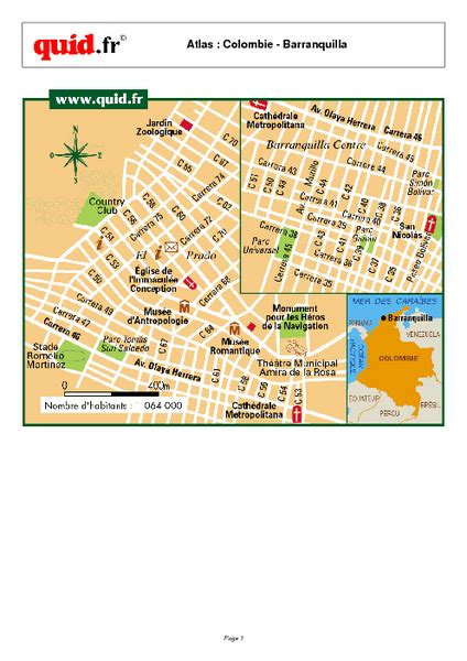 Barranquilla City Map Puerta De Oro Barranquilla Map Prado