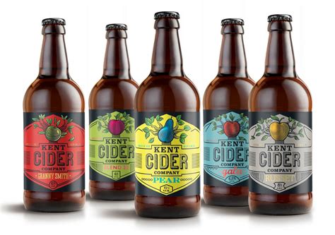 Kent Cider Company Redesign Packaging Of The World