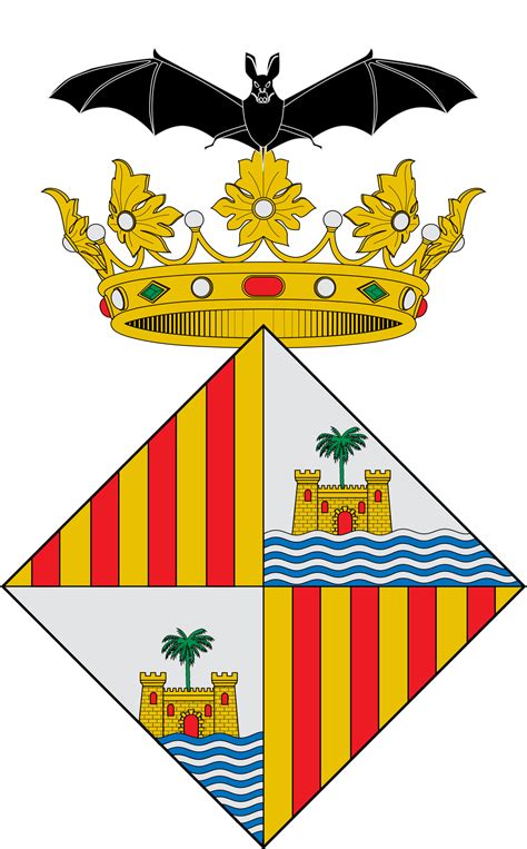 In gold vier rote pfähle. Escudo de Palma de Mallorca - Wikipedia, la enciclopedia libre