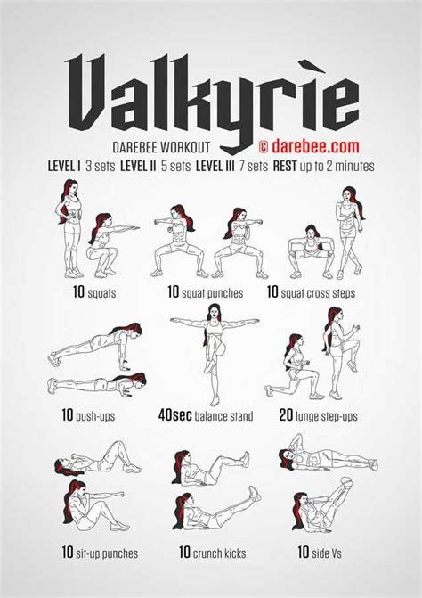 An Exercise Poster With Instructions To Do The Same Exercises As Well