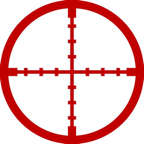 Sniper Aim Crosshair Cross Hairs PNG Picpng