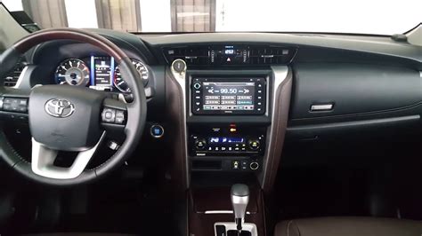 New Toyota Fortuner Full View Of Dash Board And Instrument Panel