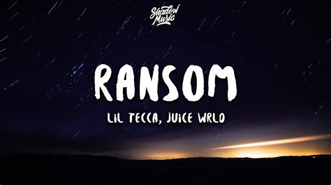 Lil Tecca Juice Wrld Ransom Remix Lyrics Youtube Music