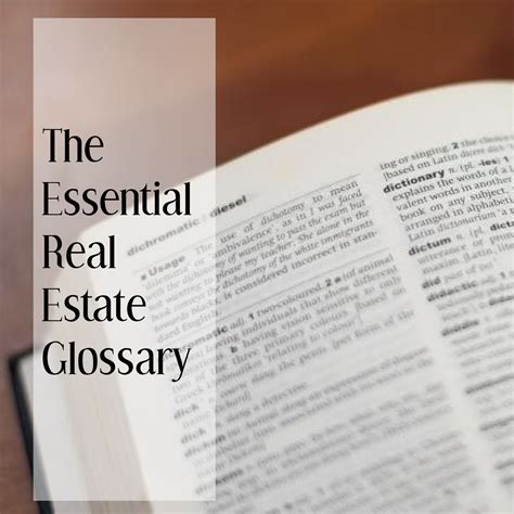 Real Estate Glossary The Realty Queen And Team