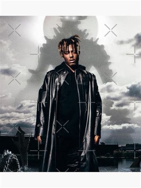 Juice Wrld Fighting Demons Album Cover Poster By Smi1313 Redbubble