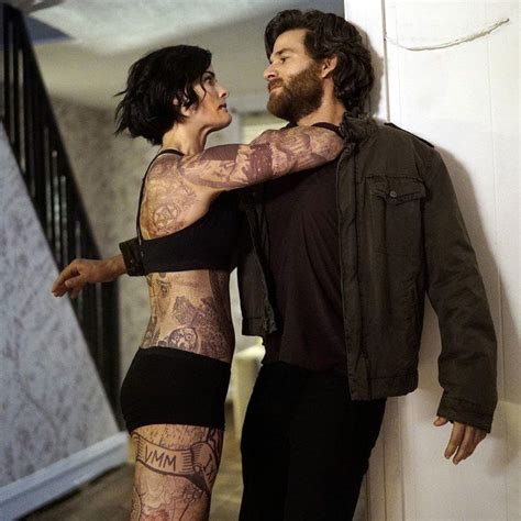 It Takes 6 Hours And 3 Makeup Artists To Apply Jaimie Alexander S Blindspot Tattoos Jaimie