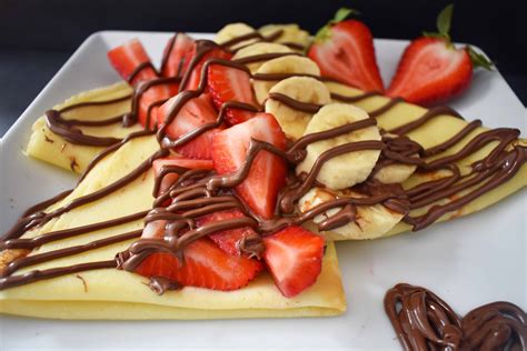 Perfect Crepes Recipe With Strawberries And Nutella Modern Honey