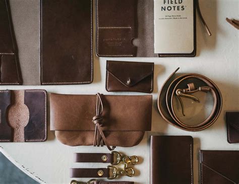 Peartree Leather Co Unique Handmade Leather Goods Gadget Flow