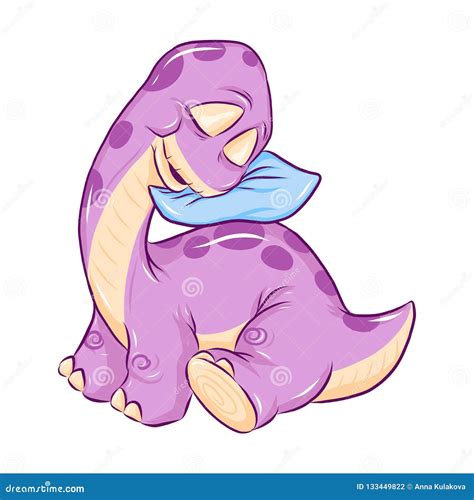 Small Dinosaur In Landscape Royalty-Free Cartoon | CartoonDealer.com