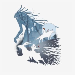 Forest spirit (princess mononoke)oc (i.redd.it). Princess Mononoke Forest Spirits Kodama Drawing - Laptop ...