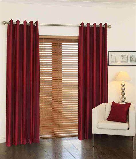 The sizes quoted are for each curtain panel. Living Velvet Top Curtain 228 X 228 Red : Curtains Shop ...