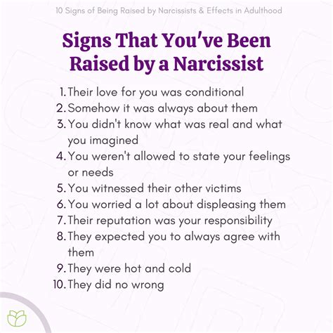 10 Signs Of Being Raised By A Narcissist