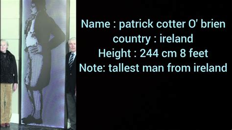 World Tallest Man Ever By Country FULL VERSION YouTube