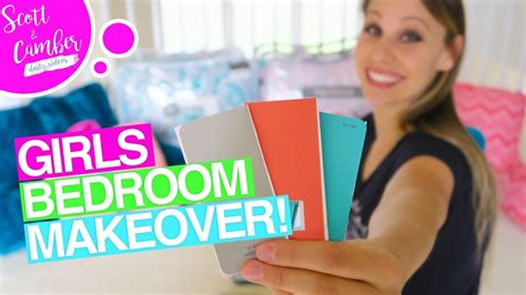 💕girls Bedroom Makeover Planning 🛏 Scott And Camber Youtube