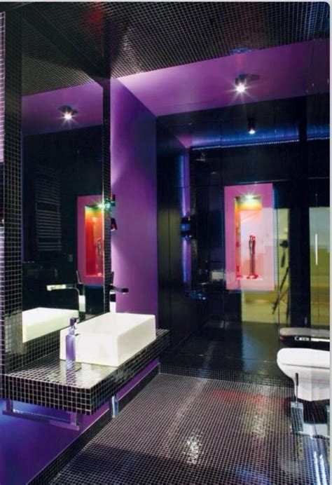 Buttercream + white + light blue. 1000+ images about bathroom silver and purple on Pinterest | Purple bathrooms, Purple bathrooms ...