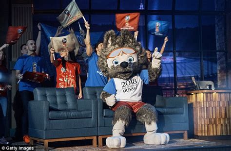 russia 2018 world cup mascot zabivaka the wolf unveiled with help from brazil legend ronaldo