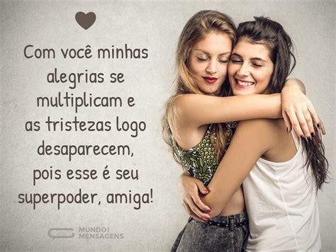 Texto Sobre Amigas Texto Para Melhor Amiga Mundo Das Mensagens Sus