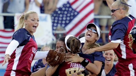 2004 Womens Softball Olympics The Loser Of 1and2 Seed Game Played The Winner Of The 3and4 Seed