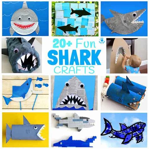 20 Fun Shark Crafts Kids Craft Room